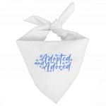 Adopted Pet Bandana - Cute Dog Bandana - Trendy Pet Scarf MADE IN THE USA Pet Clothing Pet Supplies Pet Supplies