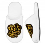 Be Awesome Today Memory Foam Slippers - Motivational Slippers - Cute Slippers Fashion Slippers and Socks