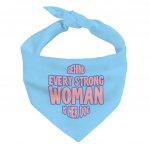 Behind Every Woman Is Her Dog Pet Bandana - Cute Dog Bandana - Unique Pet Scarf MADE IN THE USA Pet Clothing Pet Supplies Pet Supplies