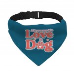 All You Need Is Love and Dog Pet Bandana Collar - Quote Scarf Collar - Themed Dog Bandana MADE IN THE USA Pet Clothing Pet Supplies Pet Supplies