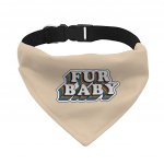 Fur Baby Pet Bandana Collar - Colorful Scarf Collar - Word Art Dog Bandana MADE IN THE USA Pet Clothing Pet Supplies Pet Supplies