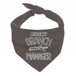 Assistant Branch Manager Pet Bandana - Minimalist Dog Bandana - Print Pet Scarf MADE IN THE USA Pet Clothing Pet Supplies Pet Supplies