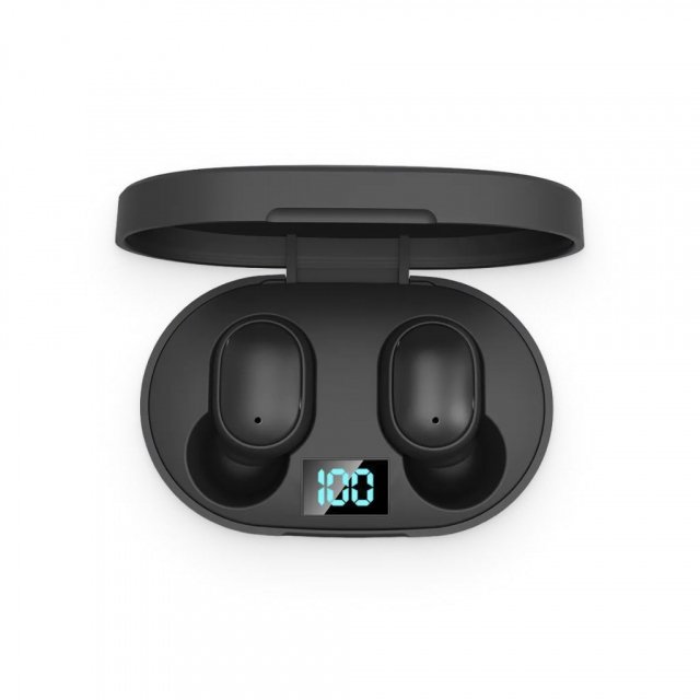 Black Wireless Earbuds